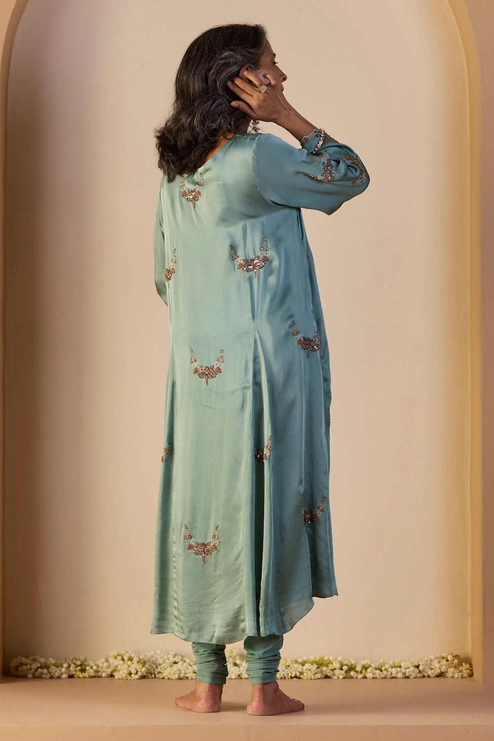 Blue Nazakat Suit