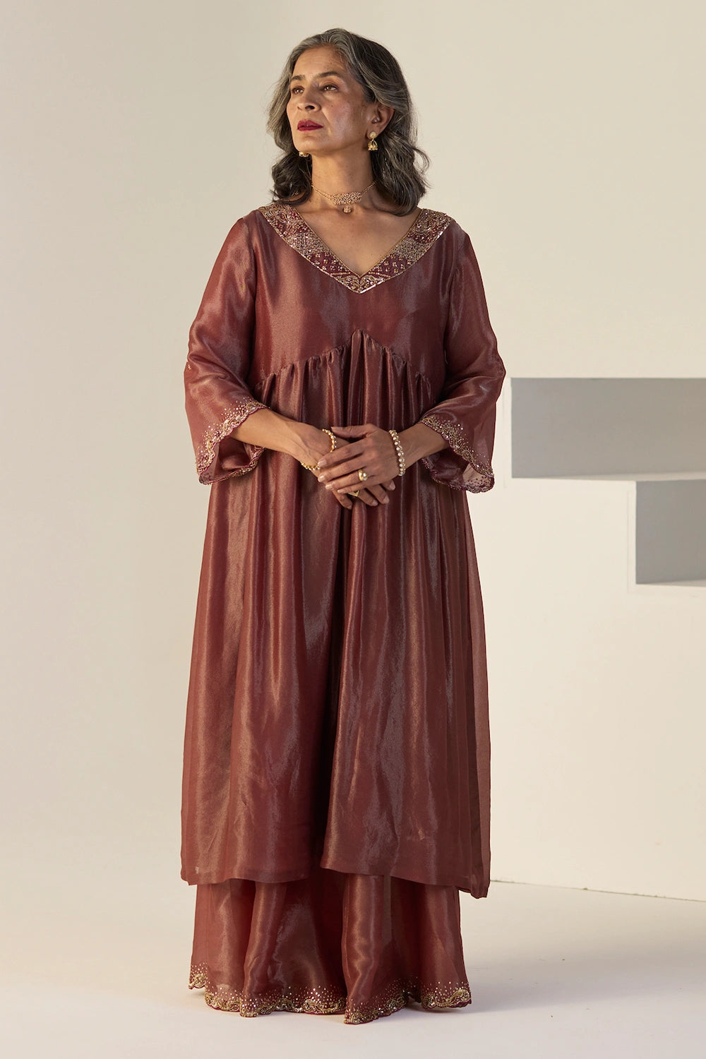Rust Rehmat Lehenga set