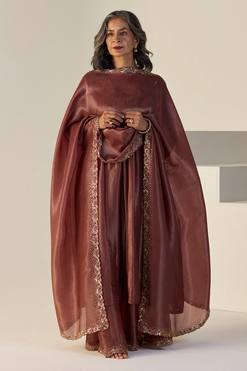 Rust Rehmat Lehenga set