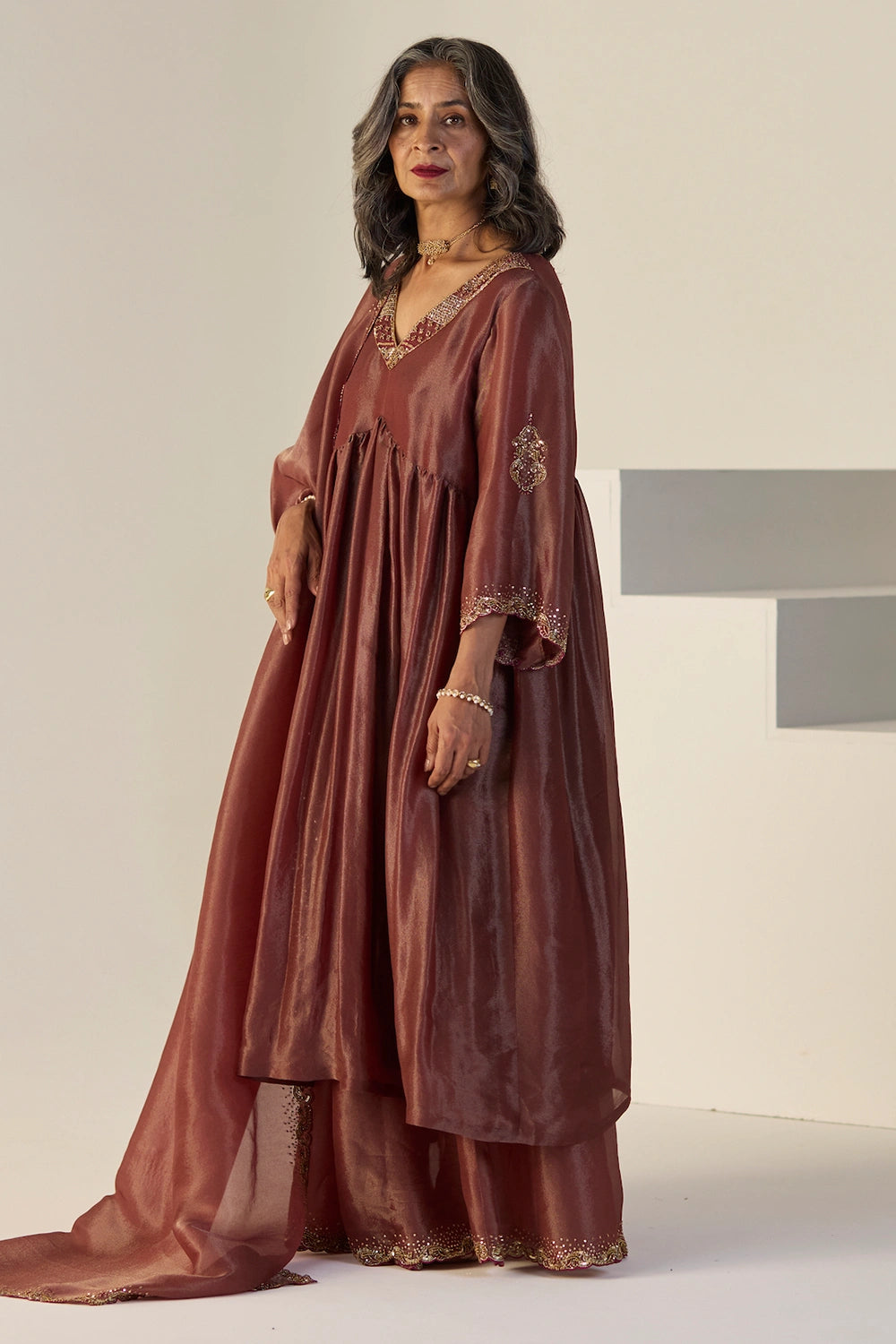 Rust Rehmat Lehenga set