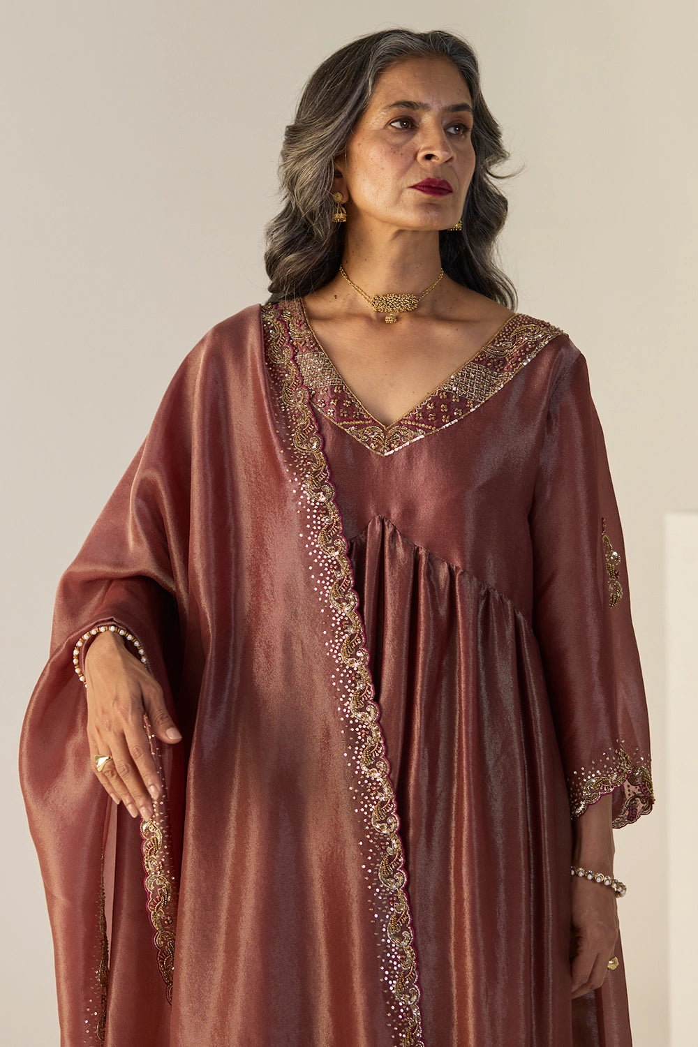 Rust Rehmat Lehenga set