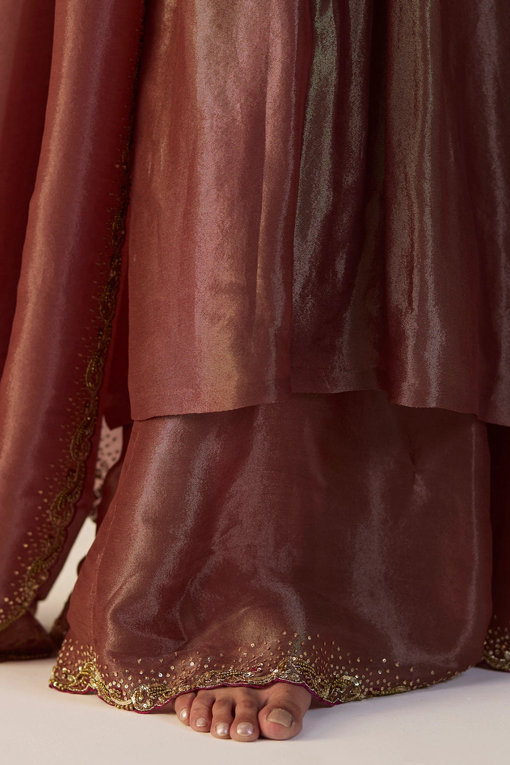 Rust Rehmat Lehenga set