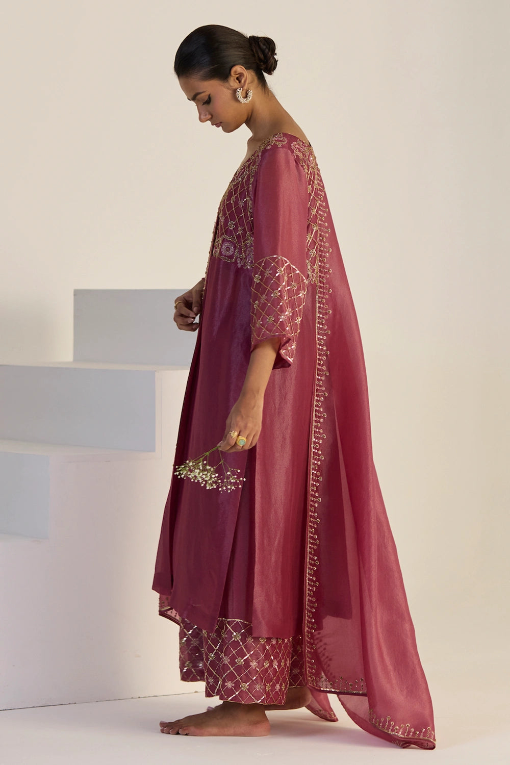 Purple Badla Suit