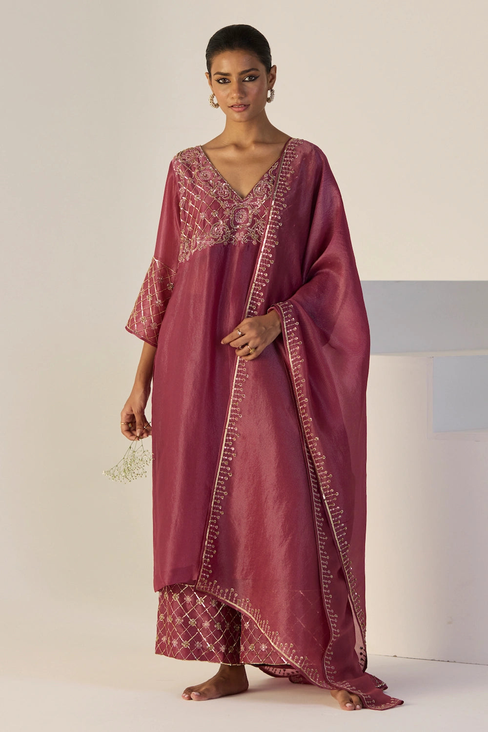Purple Badla Suit