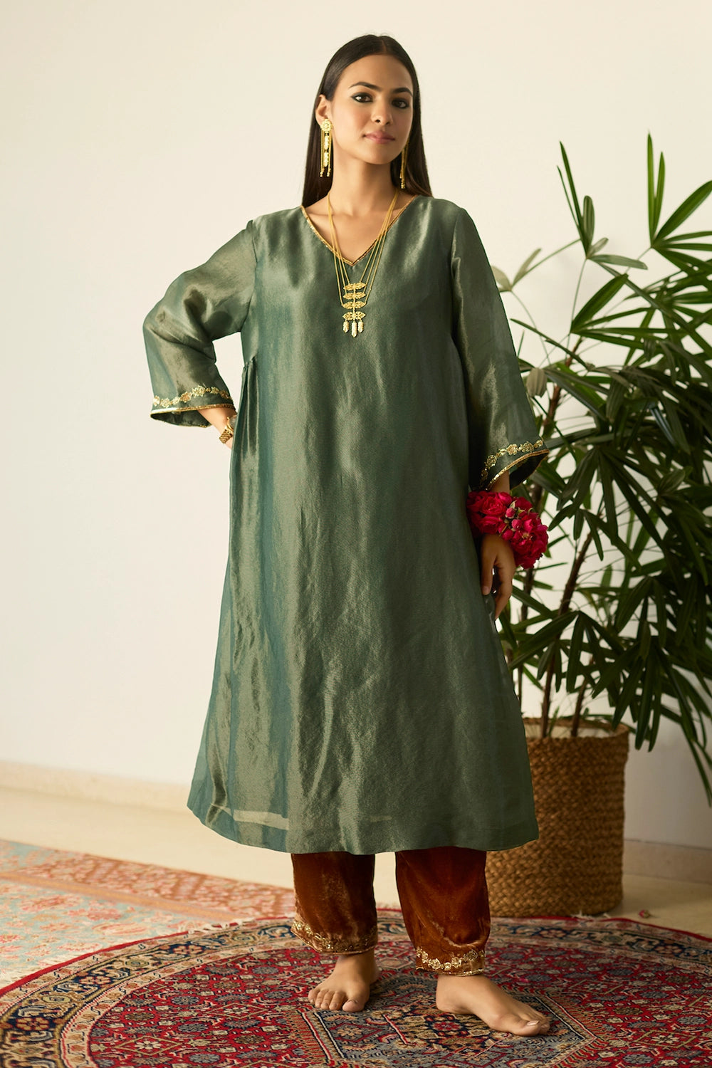 Green Samridhi Suit