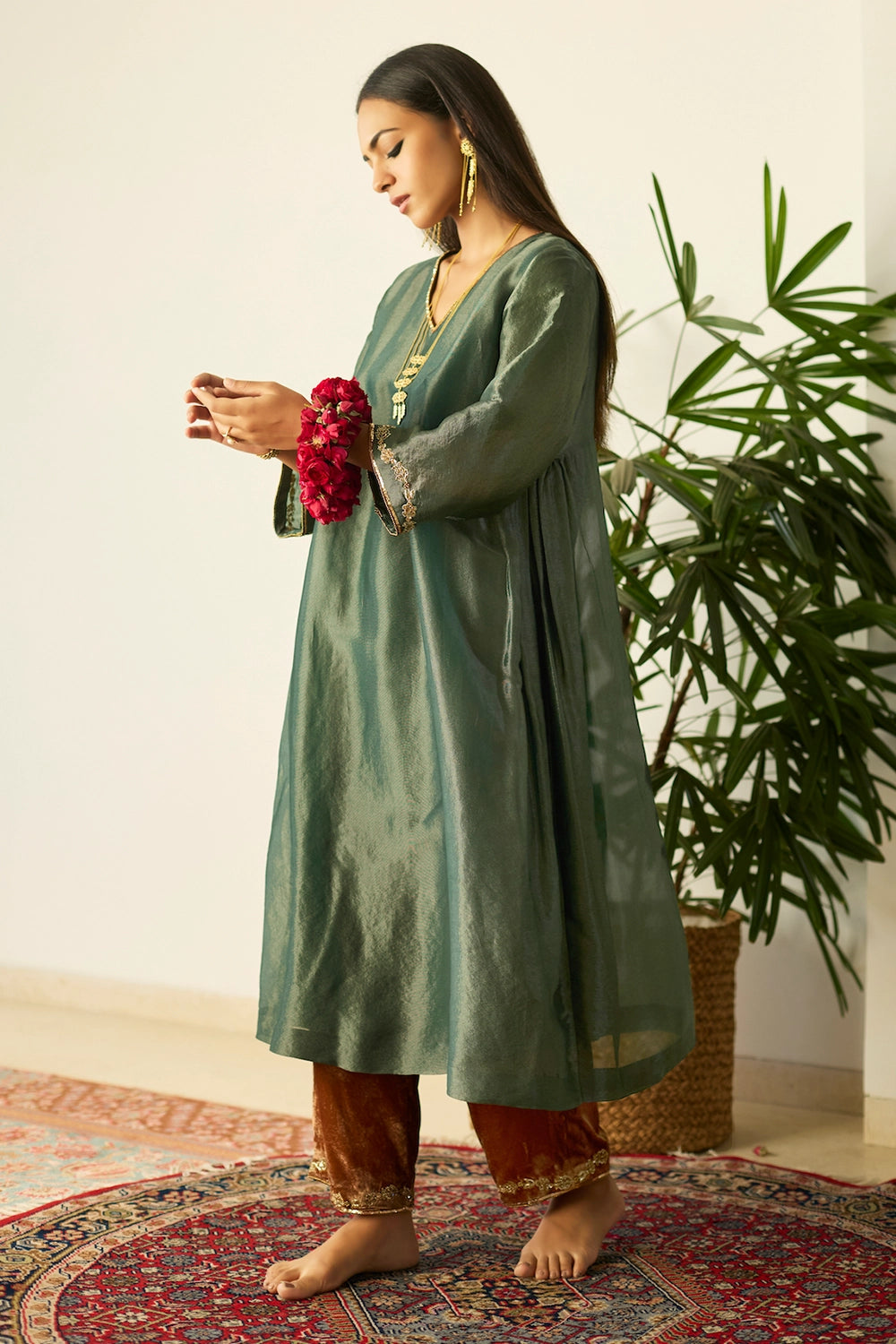 Green Samridhi Suit