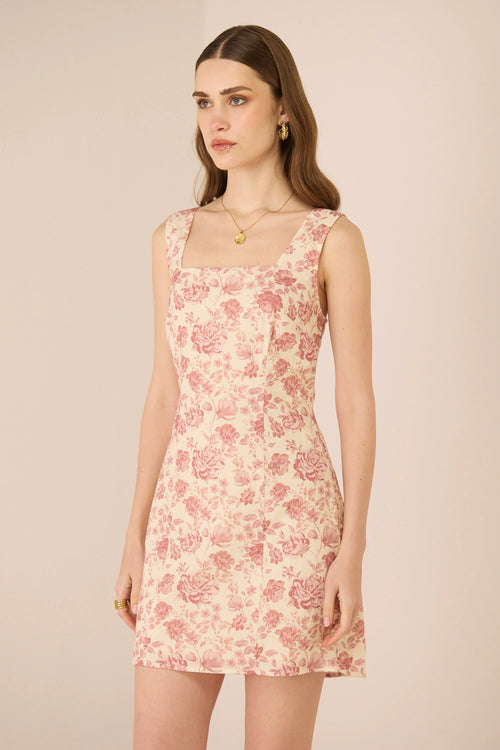 Primrose Mini Wildflower Rose Dress