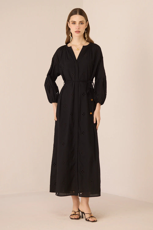 Piper Maxi Black Dress