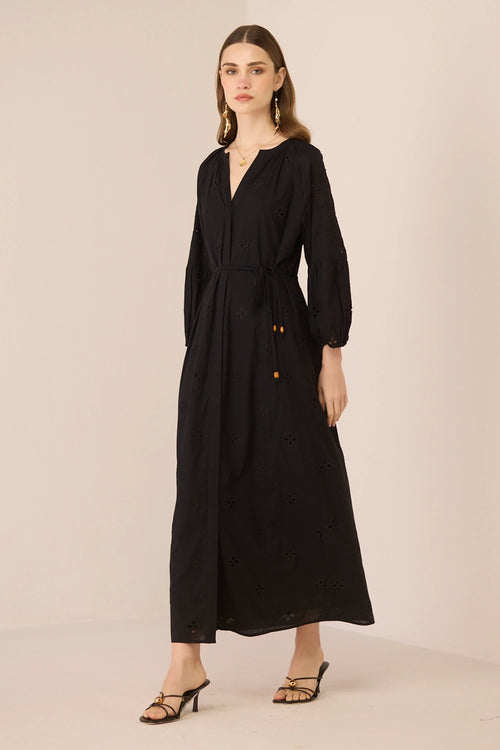 Piper Maxi Black Dress