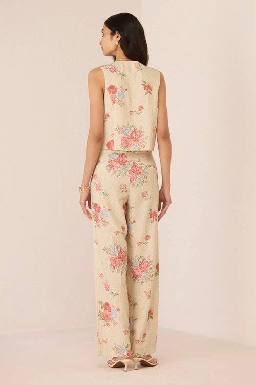 Alex Garden Trellis Top with Pants Set
