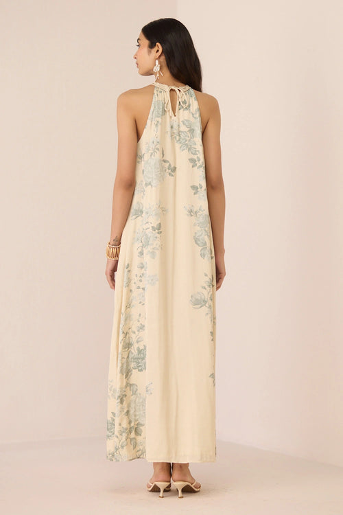 Bethany Maxi Wildflower Sage Dress
