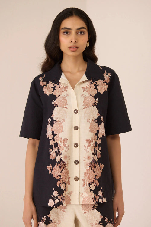 Meadow Noir Botanical Shirt