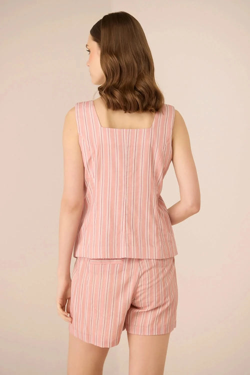 Bailey Blush Stripe Top