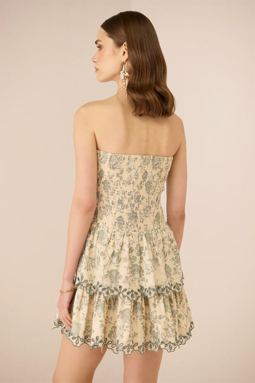 Apricot Mini Wildflower Sage Dress