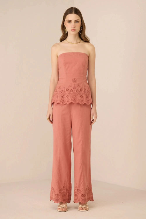 Kaia Coral Pink Top