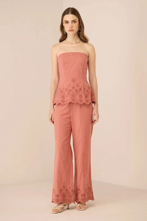 Kaia Coral Pink Top