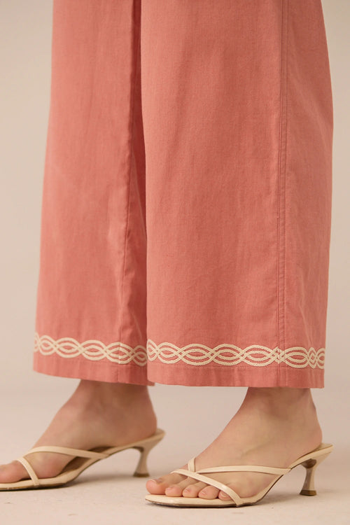 Jill Coral Pink Trousers