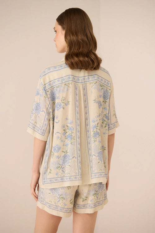 Malibu Azure Bloom Shirt