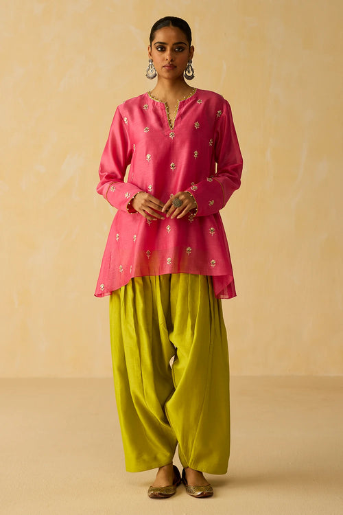 Pink Vaani Co-ord Set