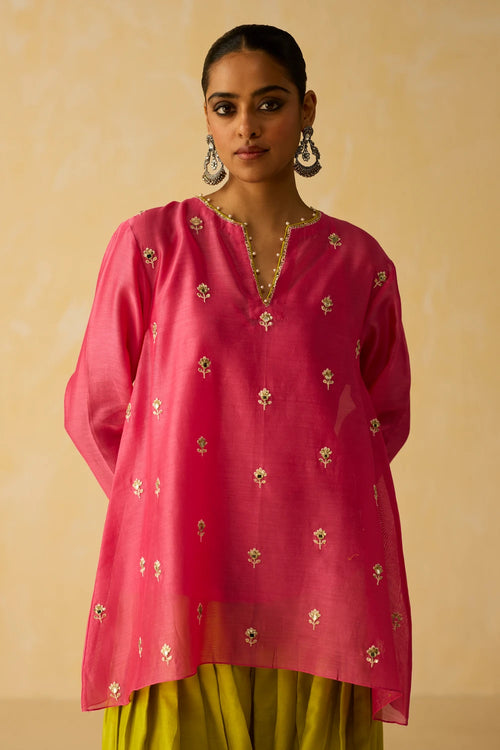 Pink Vaani Co-ord Set