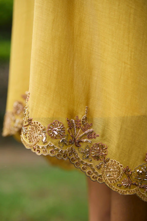 Yellow Sabr Kaftan