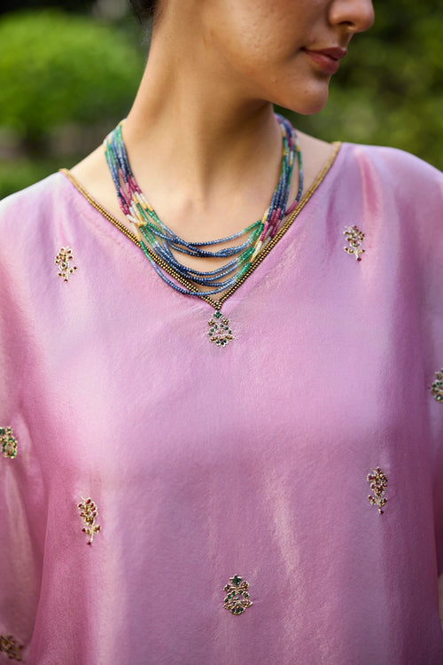 Purple Lishak Kaftan