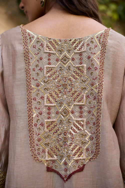 Grey Mehrab Kurta Set