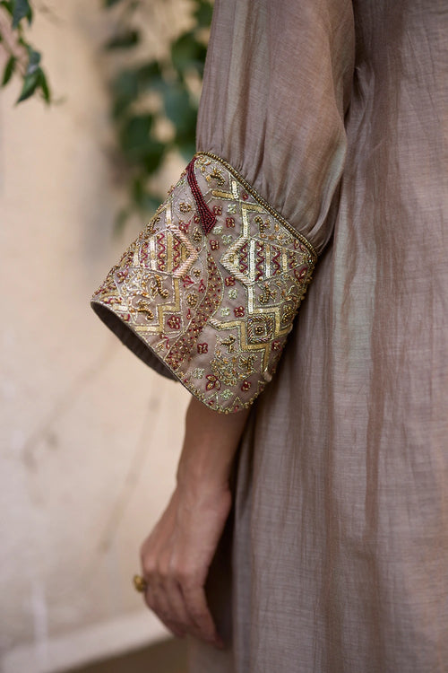 Grey Mehrab Kurta Set