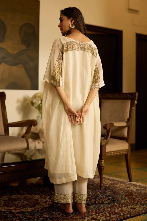 White Inayat Suit with Dupatta