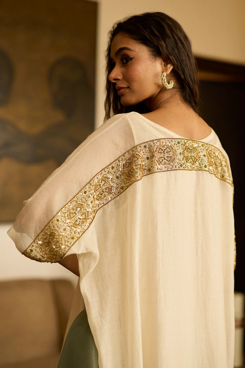 White Inayat Suit with Dupatta