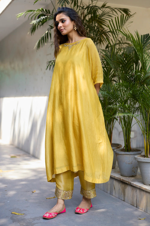 Yellow Inayat Suit with Dupatta