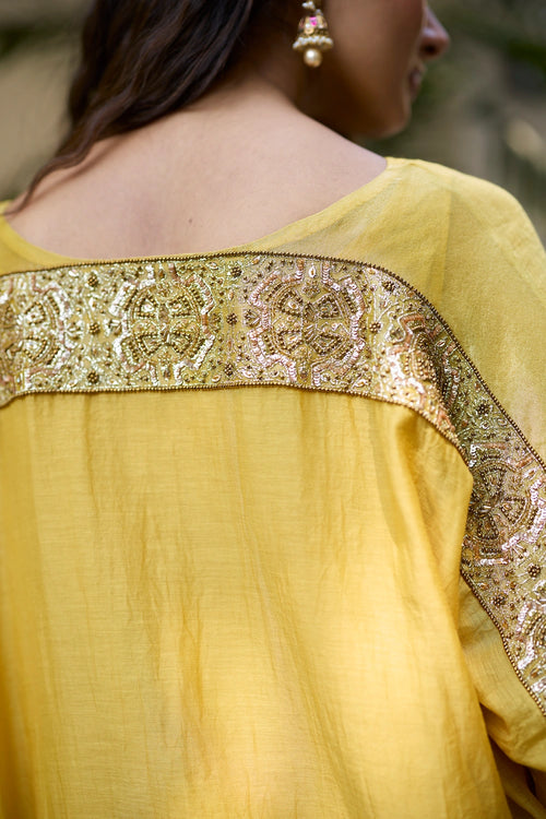 Yellow Inayat Suit with Dupatta