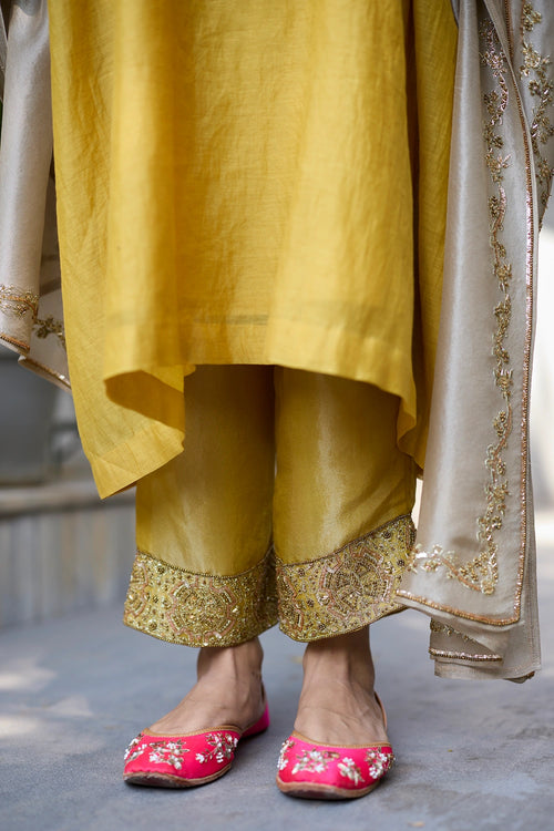 Yellow Inayat Suit with Dupatta