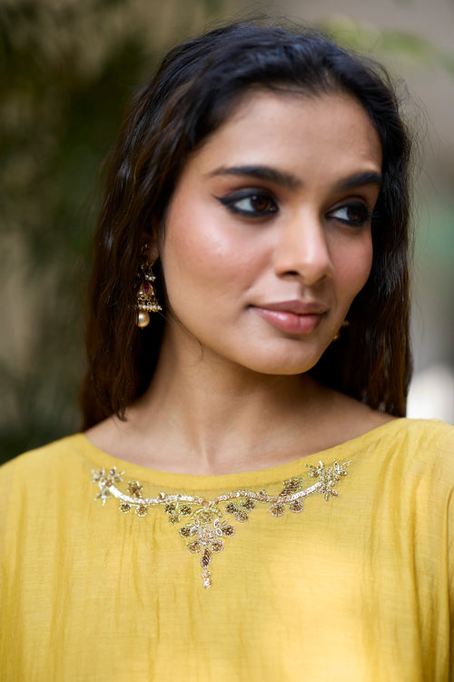 Yellow Inayat Suit with Dupatta