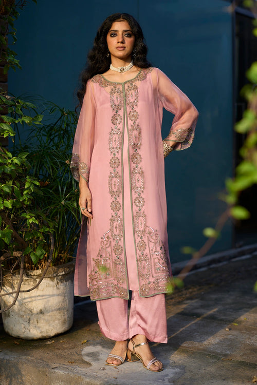Pink Rawani Set