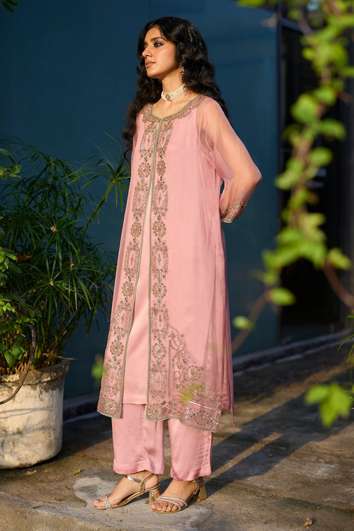 Pink Rawani Set