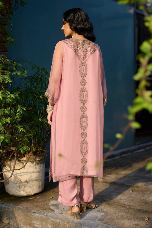 Pink Rawani Set