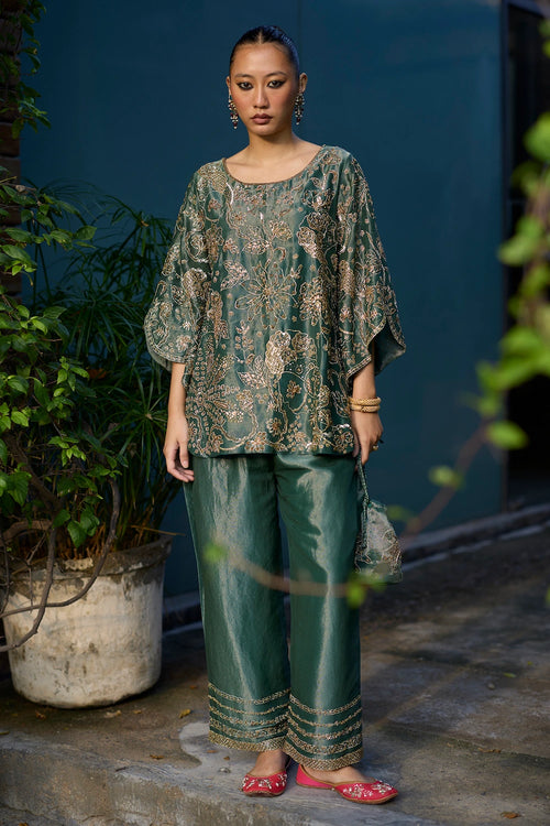 Teal Nimrat Set