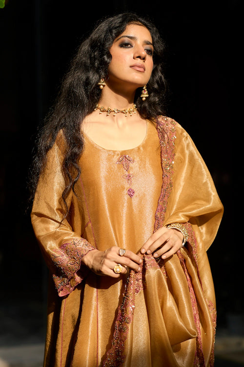 Mustard Dhara Suit