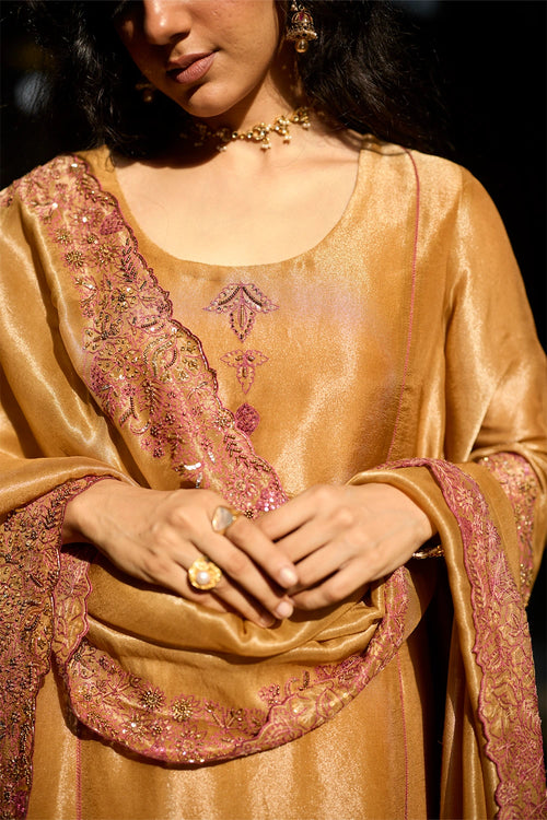 Mustard Dhara Suit