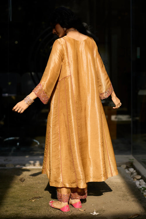 Mustard Dhara Suit