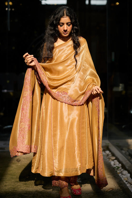 Mustard Dhara Suit