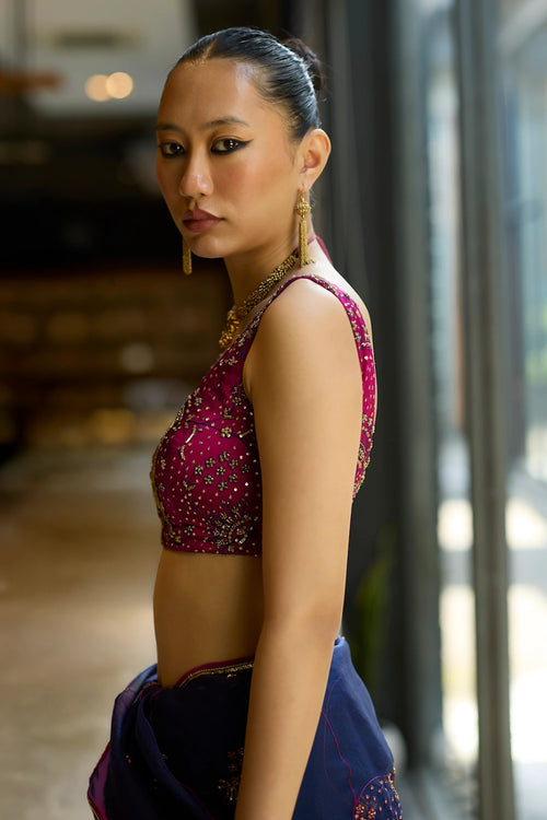 Blue Naad Saree