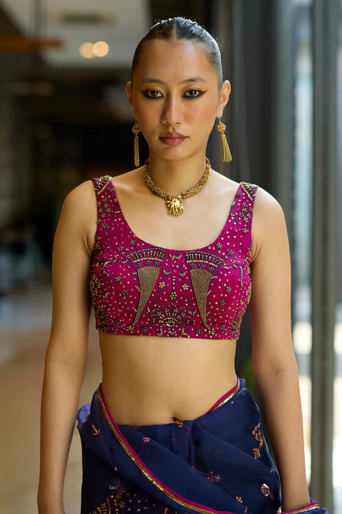 Blue Naad Saree