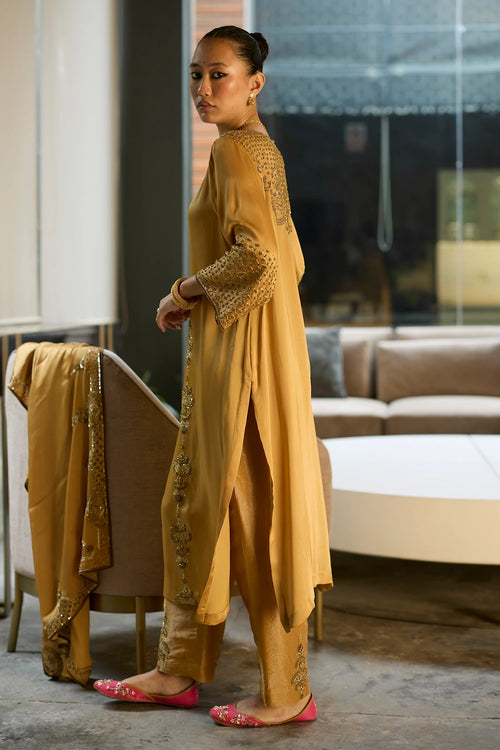Mustard Prana Suit