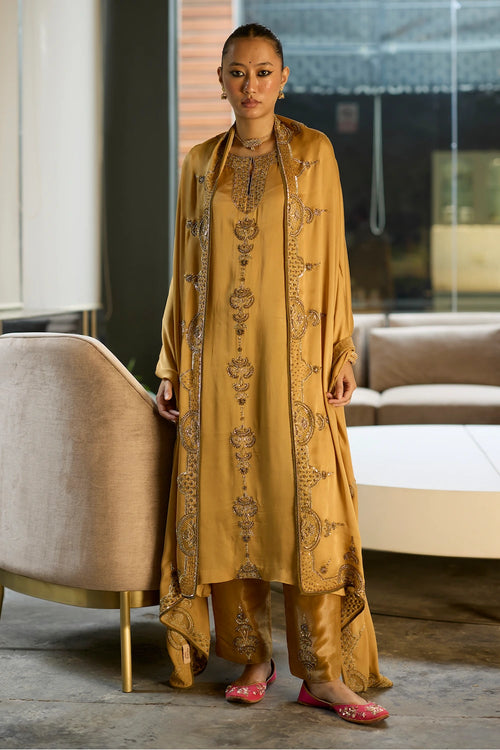 Mustard Prana Suit