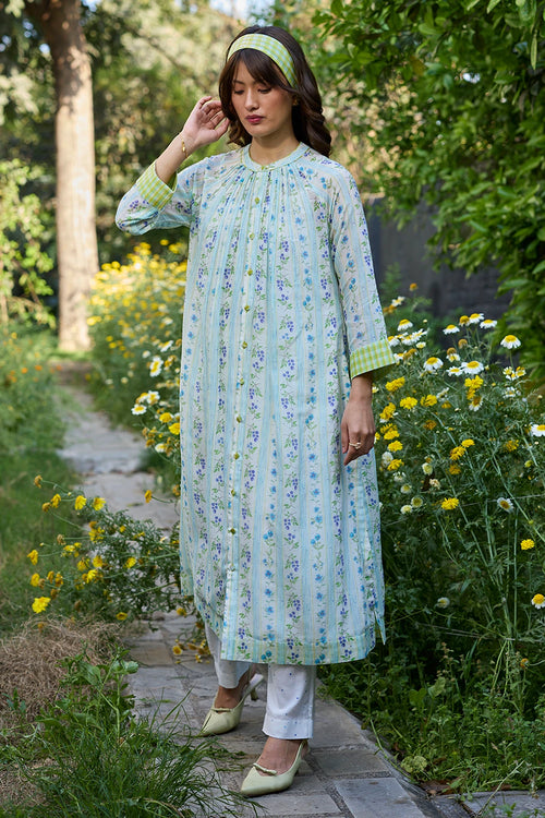 Hidden Orchard Ivory Kurta Set