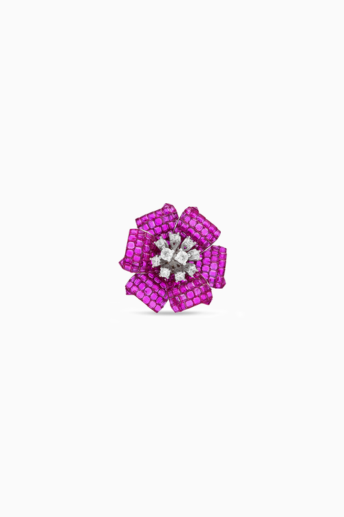 Mystical Petal Cascade Ring