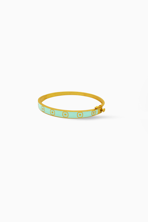 Foggy Green Holiday Bracelet