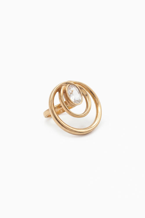 Wave Curve Ring